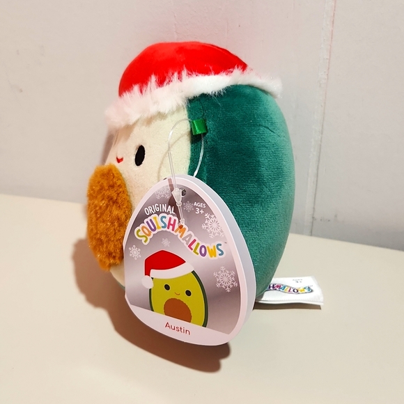❤️AUSTIN THE AVOCADO - SQUISHMALLOWS HOLIDAY - 4.5" PLUSHIE - NEW WITH TAG - Picture 5 of 7